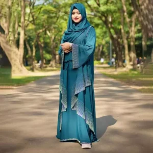 Stone Koti Abaya with Hijab